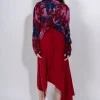 Marques ' Almeida Knitwear | Bottoms | CLASSIC M'A MERINO SKIRT IN RED