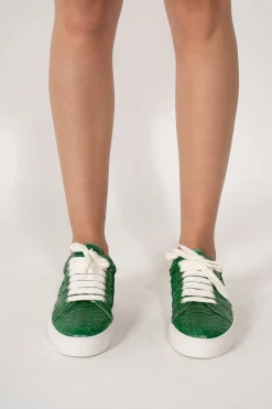 Marques ' Almeida Shoes | CLASSIC SNEAKER PHYTON GREEN
