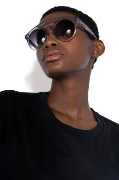 Marques ' Almeida Accessories | BLACK BRIDGED SUNGLASSES CLEAR