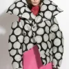 Marques ' Almeida Outerwear | DOTS BROCADE M'A PUFFER JACKET BLACKWHITE
