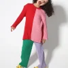 Marques ' Almeida Knitwear | Tops | DUO COLOUR CREW NECK JUMPER MULTICOLOUR