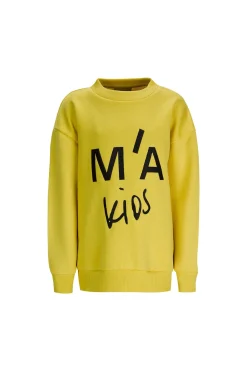 Marques ' Almeida Outerwear | Tops | EMBROIDERED CREW NECK IN YELLOW