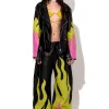 Marques ' Almeida Outerwear | Outerwear | FLAMES BIKER JACKET MULTICOLOUR
