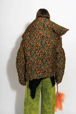 Marques ' Almeida Outerwear | FLORAL BROCADE M'A PUFFER JACKET MULTICOLOUR
