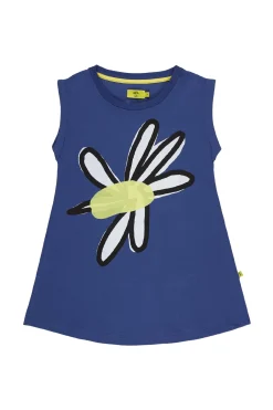 Marques ' Almeida Jersey | Dresses | FLOWER PRINT T-SHIRT DRESS NAVY