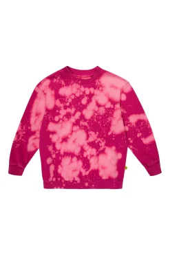 Marques ' Almeida Jersey | Tops | FUSCHIA AND LIGHT SPLATTERED FLEECE CREW NECK PINK