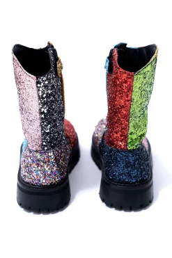 Marques ' Almeida Shoes | GLITTER LEATHER ANKLE BOOTS MULTICOLOUR