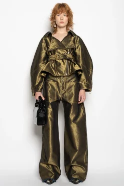 Marques ' Almeida Denim | Bottoms | DENIM PATCH POCKET BOYFRIEND JEANS GOLD