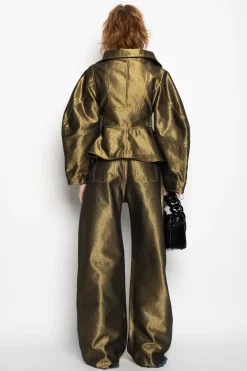 Marques ' Almeida Outerwear | Denim | DENIM POINTY JACKET GOLD