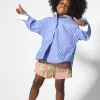 Marques ' Almeida Swimwear | Bottoms | GREEN AND PINK SWIMWEAR LOOSE SHORTS MULTICOLOUR