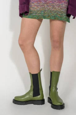 Marques ' Almeida Shoes | ARMY ANKLE BOOT GREEN