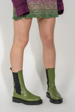 Marques ' Almeida Shoes | ARMY ANKLE BOOT GREEN
