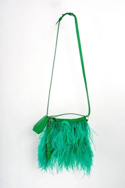 Marques ' Almeida Accessories | FEATHER BAG GREEN