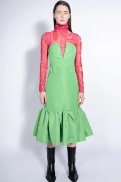 Marques ' Almeida Bottoms | Bottoms | FITTED SKIRT GREEN