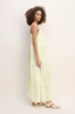 Marques ' Almeida Dresses | M'a X Everlane | GREEN TIE DYE SLIP DRESS LIGHTGREEN
