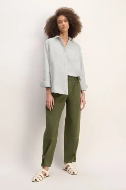 Marques ' Almeida Tops | M'a X Everlane | PATCHWORK SHIRT GREY