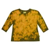 Marques ' Almeida Jersey | Tops | KHAKI AND ORANGE SPLATTERED LONG SLEEVE TOP MULTICOLOUR