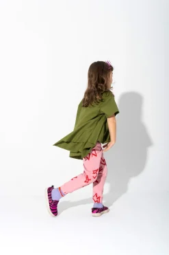 Marques ' Almeida Jersey | Tops | AND PINK THUNDER PRINT FLAP T-SHIRT KHAKI