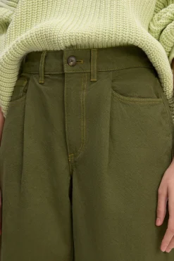 Marques ' Almeida Bottoms | M'a X Everlane | CUFFED TROUSERS KHAKI