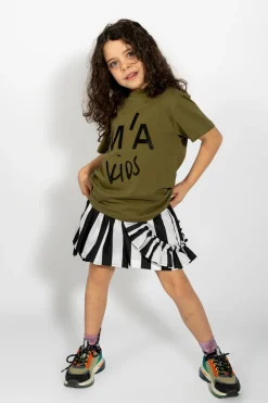 Marques ' Almeida Jersey | Tops | EMBROIDERED T-SHIRT KHAKI