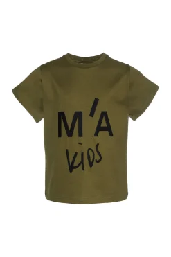Marques ' Almeida Jersey | Tops | EMBROIDERED T-SHIRT KHAKI