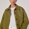 Marques ' Almeida Outerwear | M'a X Everlane | PATCHWORK OVERSHIRT KHAKI