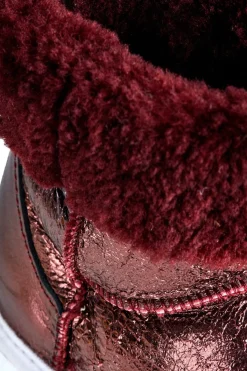 Marques ' Almeida Shoes | LEATHER BOOTS IN BURGUNDY