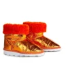 Marques ' Almeida Shoes | LEATHER BOOTS IN ORANGE