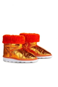 Marques ' Almeida Shoes | LEATHER BOOTS IN ORANGE