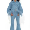 Marques ' Almeida Outerwear | Outerwear | LIGHT BLUE FEATHER CUFF JACKET LIGHTBLUE