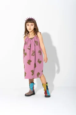 Marques ' Almeida Dresses | AND GREEN BUNNY PRINT STRAPPY DRESS LILAC