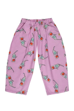 Marques ' Almeida Bottoms | 3D GLASSES PRINT BALLOON TROUSERS LILAC