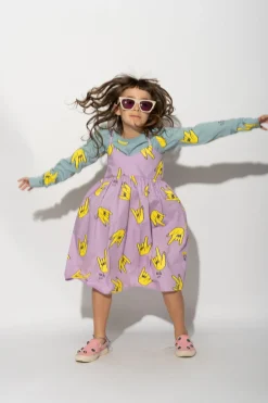 Marques ' Almeida Dresses | HANDS PRINT STRAP DRESS LILAC