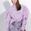 Marques ' Almeida Tops | Tops | PUFF SLEEVE SHIRT LILAC