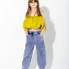 Marques ' Almeida Tops | BALLOON TOP LIME