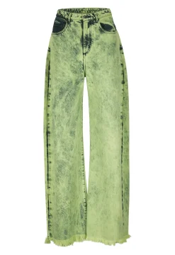 Marques ' Almeida Denim | Bottoms | DENIM BOYFRIEND TROUSERS LIME