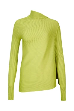 Marques ' Almeida Knitwear | Tops | MERINO DRAPED JUMPER LIME
