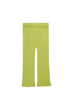 Marques ' Almeida Knitwear | Bottoms | MERINO KNIT TROUSERS LIME