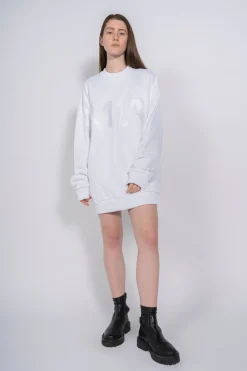 Marques ' Almeida Tops | Tops | M'A EMBROIDERED JUMPER IN WHITE