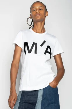 Marques ' Almeida Tops | MARQUES ' ALMEIDA T-SHIRT WHITE