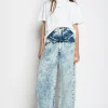 Marques ' Almeida Tops | MARQUES'ALMEIDA EMBROIDERED T-SHIRT WHITE