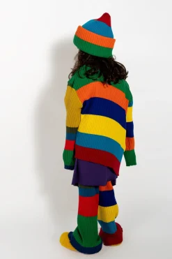 Marques ' Almeida Knitwear | Bottoms | MERINO STRIPED TROUSERS MULTICOLOUR