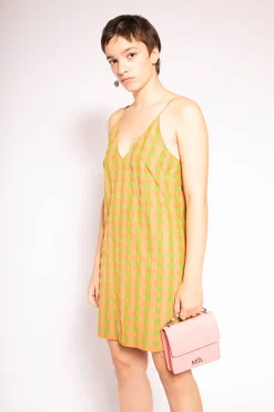 Marques ' Almeida Accessories | MINI CHAIN BAG IN CROCO PINK