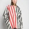Marques ' Almeida Tops | Tops | MIXED STRIPES LINEN WRAP SHIRT MULTICOLOUR