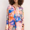 Marques ' Almeida Tops | M'a X Everlane | SATIN SHIRT MULTICOLOUR