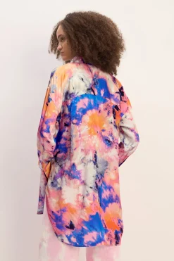 Marques ' Almeida Tops | M'a X Everlane | SATIN SHIRT MULTICOLOUR