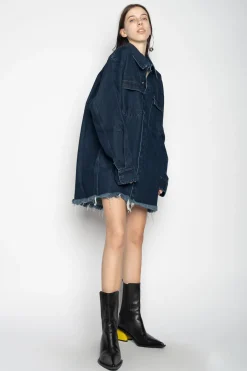 Marques ' Almeida Denim | Outerwear | DENIM OVERSHIRT NAVY