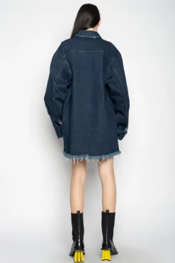 Marques ' Almeida Denim | Outerwear | DENIM OVERSHIRT NAVY