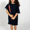 Marques ' Almeida Dresses | DENIM OVERSIZED T-SHIRT DRESS NAVY