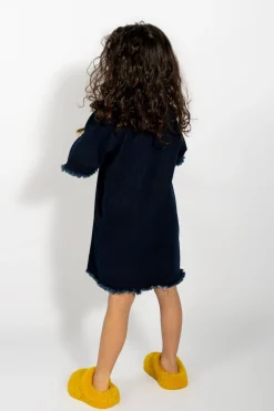 Marques ' Almeida Dresses | DENIM OVERSIZED T-SHIRT DRESS NAVY